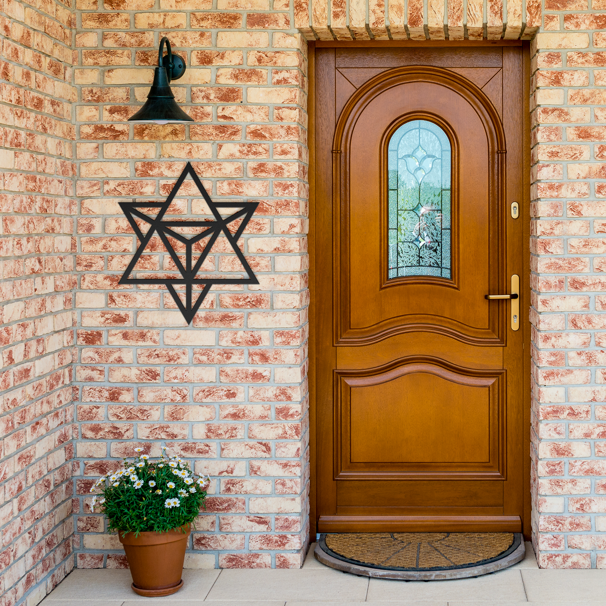 Merkhaba_Sacred_Geometry_Black_Brick_Entrance_Mockup.png