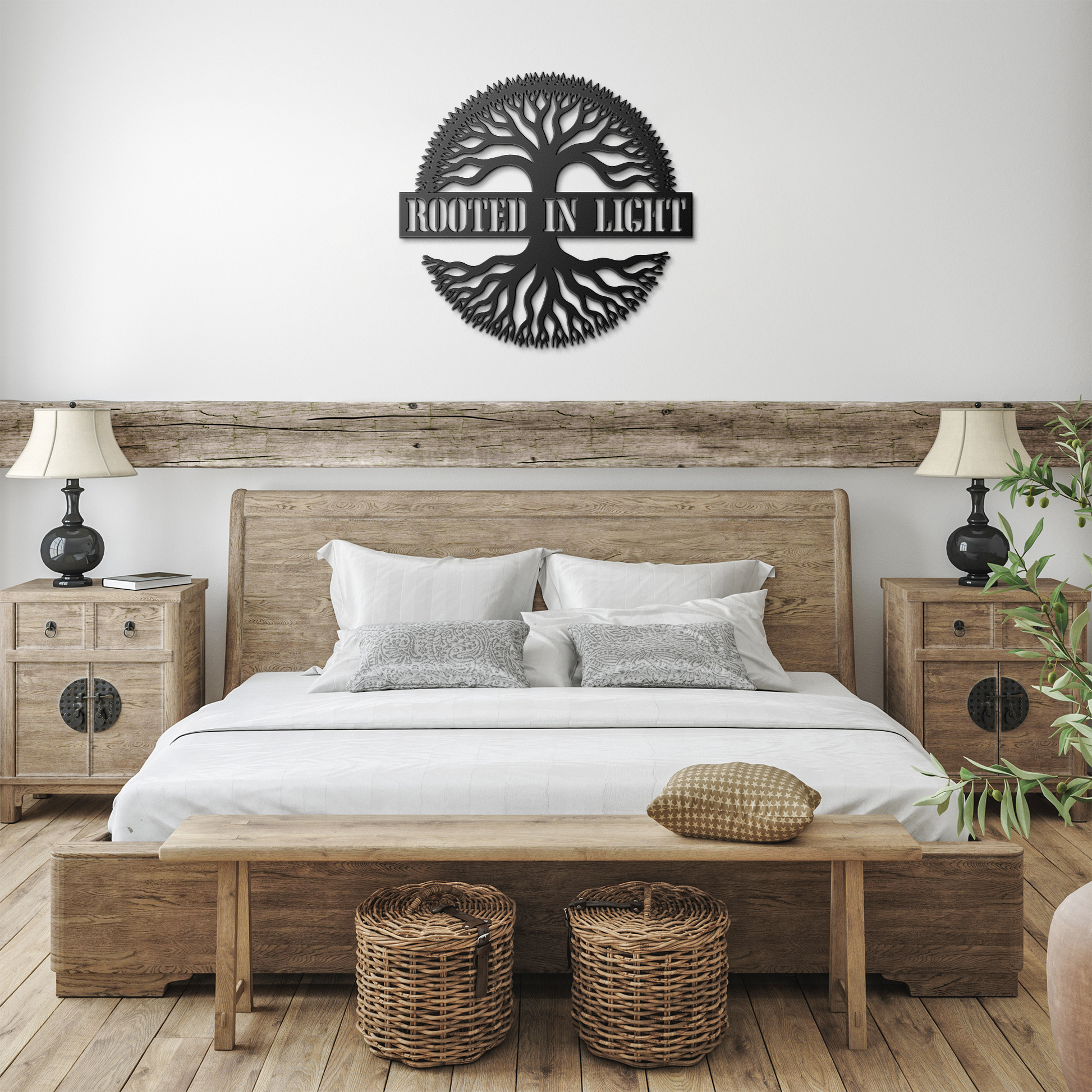 Metal_Tree_Wall_Art-_Rooted_in_Light-_Sp_Black_Farmhouse_Bedroom_Mockup.png