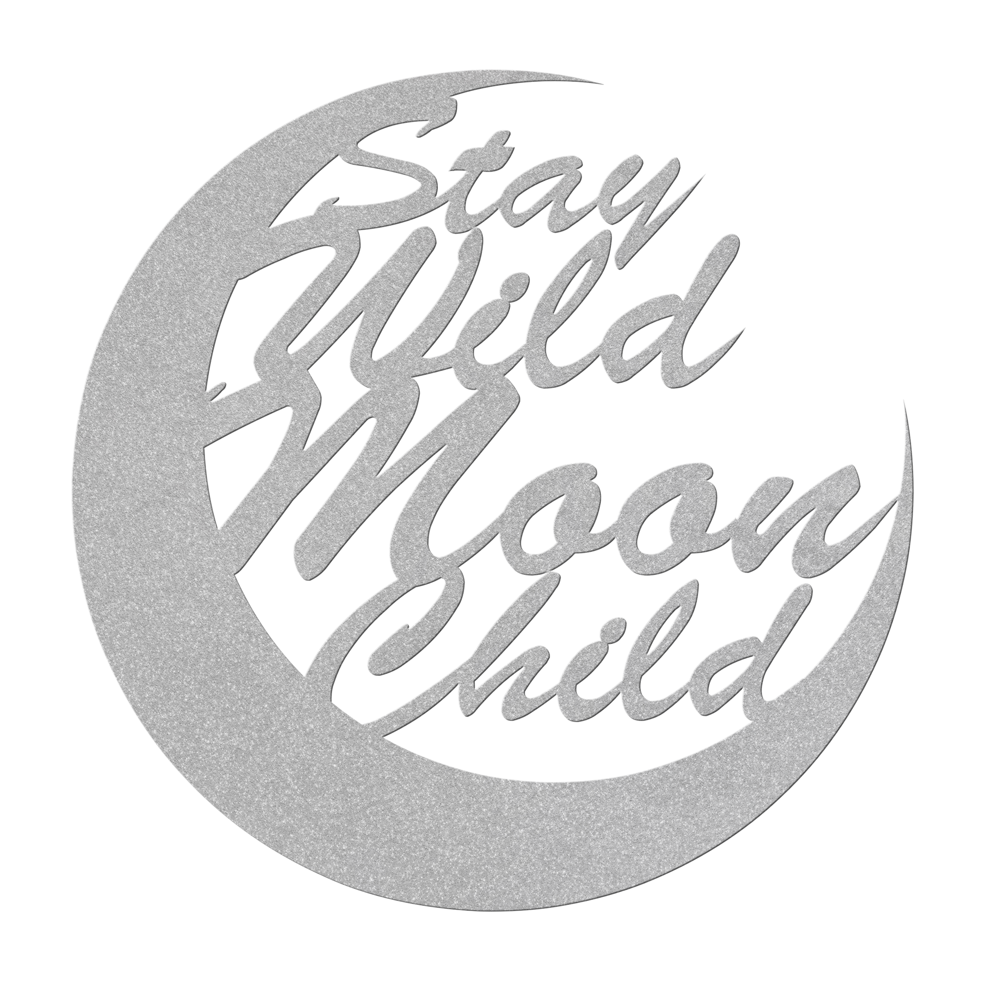 Stay_Wild_Moon_Child_Metal_Wall_Art_Silver_Transparent_Mockup.png